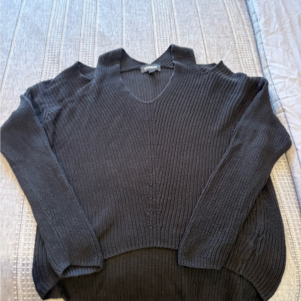 Express Women's Black Sweater